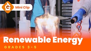 Renewable Energy Video for Kids  Science Lesson for Grades 35  MiniClip [upl. by Ginsberg827]