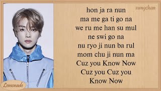 NCT U  Know Now Easy Lyrics [upl. by Enneicul]