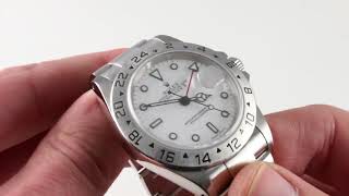 Rolex Explorer II 16570 Luxury Watch Review [upl. by Eluk886]