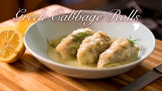 Greek Cabbage Rolls Lahanodolmades [upl. by Femi]