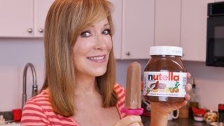 NUTELLA Popsicles Recipe NUTELLA Fudgesicles How To Make Ice Pops Di KometaDishin With Di 92 [upl. by Eidnak]