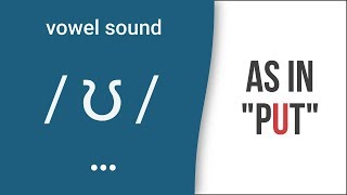 Vowel Sound  ʊ  as in quotputquot  American English Pronunciation [upl. by Lotus]