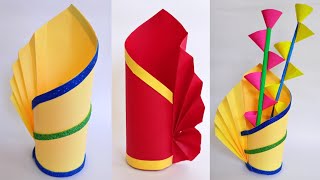 DIY Paper Guldasta Kagaj ka guldasta गुलदस्ता Guldasta banane ka tarika Easy Paper Craft Flower [upl. by Nikola336]