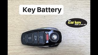 VW Touareg Proximity Key Battery change HOW TO [upl. by Rahsab]