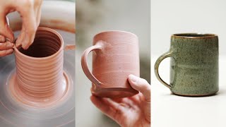 How to Make a Pottery Mug from Beginning to End [upl. by Okeim]