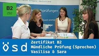 ÖSD Zertifikat B2 – Mündliche Prüfung Sprechen [upl. by Clarita]