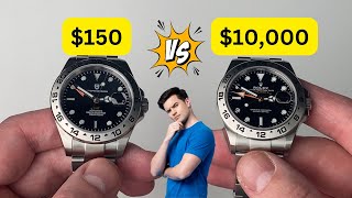 Is a 150 Rolex Clone THAT Much Worse Than a 10000 Rolex [upl. by Woodman]