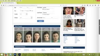 Free Arrest Records amp Mugshots [upl. by Corron]