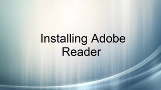 Windows 8 Installing Adobe Reader [upl. by Nygem]