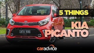 2018 Kia Picanto review 5 Things [upl. by Nevetse]