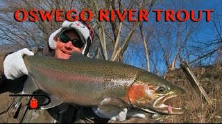 Oswego River Steelhead Fishing [upl. by Airitak]