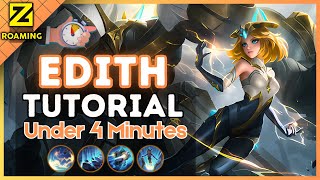 4Minute Edith Tutorial in Roam  MLBB S35 2024 [upl. by Ihcekn357]