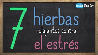 7 hierbas relajantes contra el estrés [upl. by Straus499]