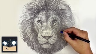 How To Draw a Lion  YouTube Studio Sketch Tutorial [upl. by Aldin644]