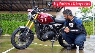 Bajaj Triumph Speed 400 First Ride  Pros amp Cons [upl. by Aisatana]