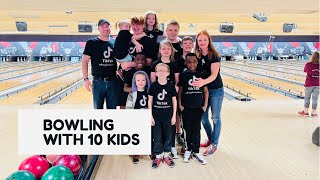 BOWLING WITH 10 KIDS [upl. by Sacrod]