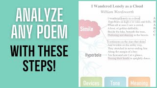 Analyze ANY Poem With These Steps [upl. by Tabatha762]