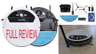 Silvercrest Robot Vacuum Cleaner With MOP Function SSWR A1 TESTING [upl. by Oikim]