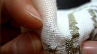 Hardanger Embroidery Lesson 6 Blanket Stitch [upl. by Ronnica31]