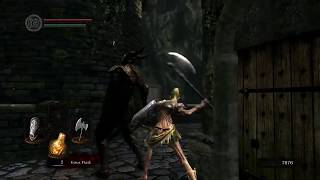 DARK SOULS REMASTERED How to Kill Black Knight START AREA [upl. by Ymar202]