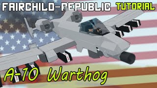 FairchildRepublic A10 quotWarthogquot  Plane Crazy  Tutorial [upl. by Nylek]