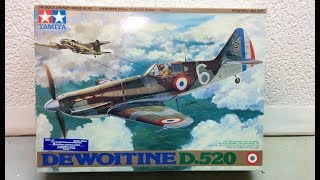 Dewoitine D520 Build by Tamiya Pt1 148 [upl. by Ahsiekim]