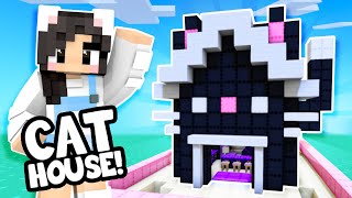 💜Minecraft CAT Mob House Challenge [upl. by Nnaeoj]