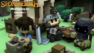 Stonehearth Multiplayer  Episode 1  SETTING OUR FOUNDATION Legionary Gaming [upl. by Notniv]