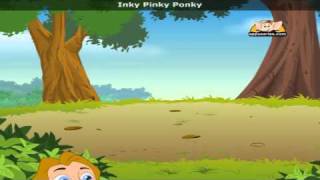 Inky Pinky with Lyrics  Nursery Rhyme [upl. by Wesla815]