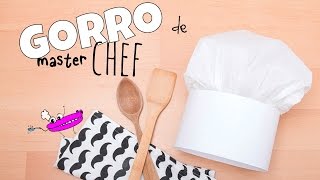 GORRO DE COCINERO  MANUALIDADES infantiles [upl. by Odlanir]