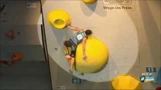 IFSC Boulder World Cup 2014  Hard Boulder Moves 1 [upl. by Ezalb]