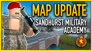 Sandhurst Military Academy Update Guide SHARKS BRITISH ARMY ROBLOX [upl. by Valaree]