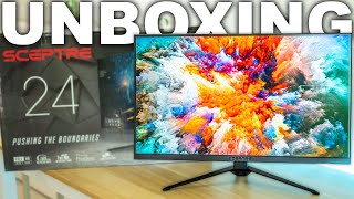 Sceptre IPS 24quot 165Hz Gaming Monitor Unboxing [upl. by Collie464]