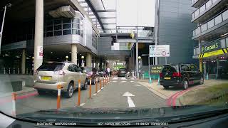 Picking up a Passenger from Gatwick Airport North Terminal  23 August 2021 [upl. by Boaten]