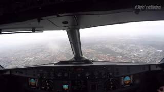 CockpitPilot´s view  Airbus A320 landing  Berlin [upl. by Thorny465]