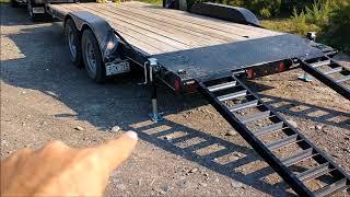 Trailer Project Part 4 trailer jacks [upl. by Hurty]