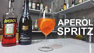 How to make an Aperol Spritz  2 WAYS [upl. by Ennaxxor]