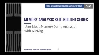 Analyzing User Mode Dumps With WinDbg [upl. by Fee709]