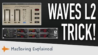 How to use the Waves L2 Ultramaximizer for mastering – our favourite trick  Mastering Explained [upl. by Celeski]