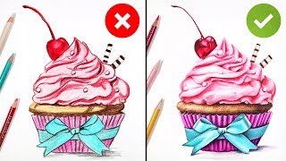 DOS amp DONTS How to Draw with Colored Pencils [upl. by Slin922]