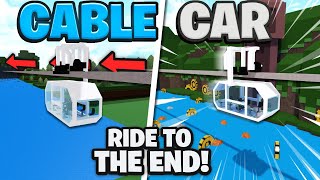 NEW CABLE CAR TUTORIAL  Build a boat for Treasure [upl. by Ameluz]