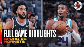 SPURS vs HORNETS  CALIFORNIA CLASSIC  FULL GAME HIGHLIGHTS [upl. by Kcir]