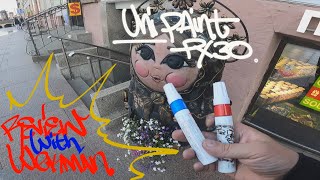 Graffiti review with Wekman Uni paint px30 all colors [upl. by Yrot]