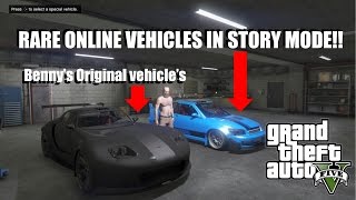 GTA 5 How to get any online vehicle on storymode [upl. by Izogn]