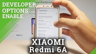 How to Enable Developer Options XIAOMI Redmi 6A  Allow OEM Unlock HardResetInfo [upl. by Racklin]