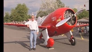 Gee Bee R2 Near Crash in Germany  Delmar Benjamin [upl. by Ydnak464]