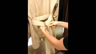 How to tie Burberry Trench [upl. by Scott]