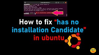 how to fix has no installation candidate in ubuntu [upl. by Ulrika]