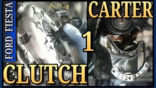 COMO CAMBIAR EL CLUTCH y JUNTA DEL CARTER FORD FIESTA FUGA DE ACEITE [upl. by Aisylla177]