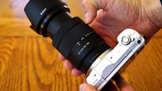 Sony E 18135mm f3556 OSS SEL18135 lens review with samples [upl. by Namilus886]